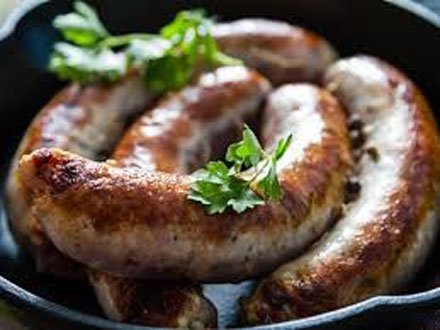 Photo: pork sausages from Simple Farming